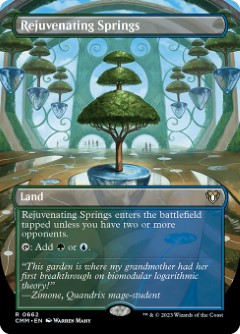 Rejuvenating Springs Commander Masters Alternate Art